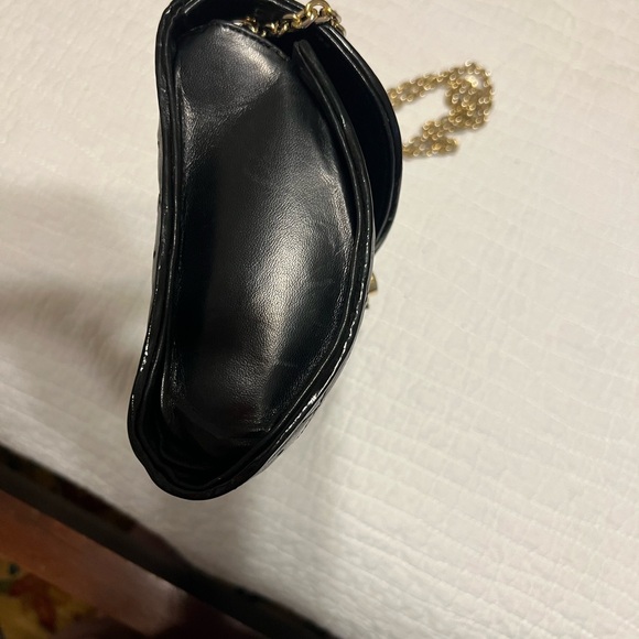 Vintage 50s Leather Bag with Clasp Made in Italy - Picture 2 of 12